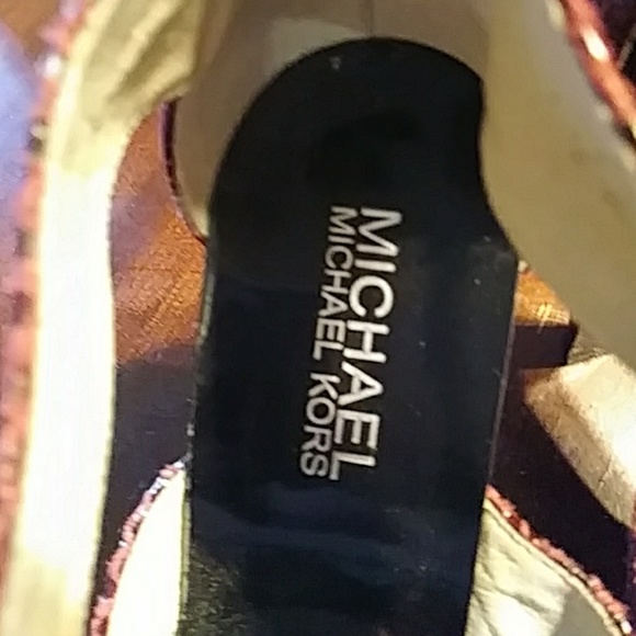 MK Peep toe HEELS - Picture 3 of 4